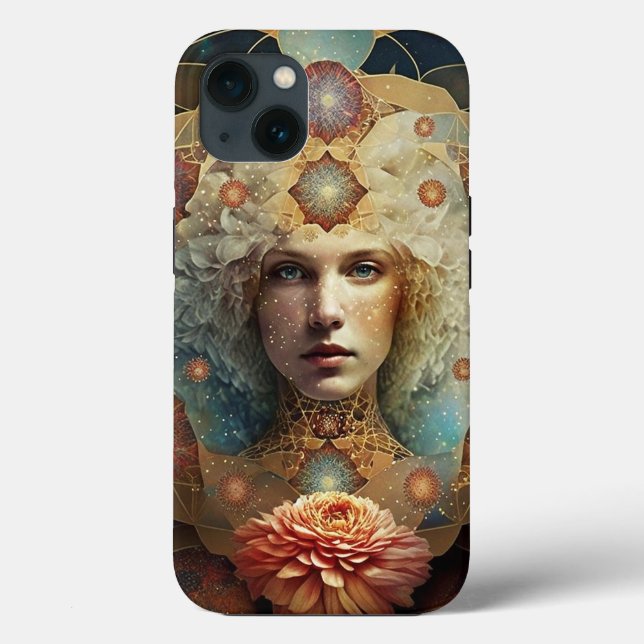 Living Mandala Visionary Art Case-Mate iPhone Case (Back)