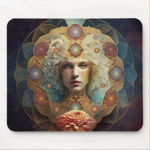 Living Mandala Visionary Art Mouse Pad