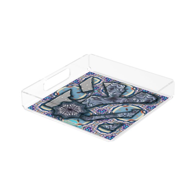 Living Metal No 2 Acrylic Tray (Angled)