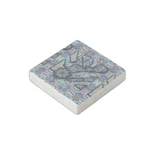 Living Metal No 2 Stone Magnet