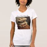 Living My Best Life Bearded Dragon T-shirt at Zazzle