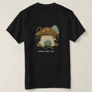Living My Best Life Mushroom Cottagecore T-Shirt
