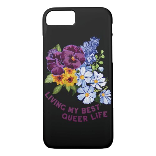 Living My Best Queer Life  2 iPhone 87 Case