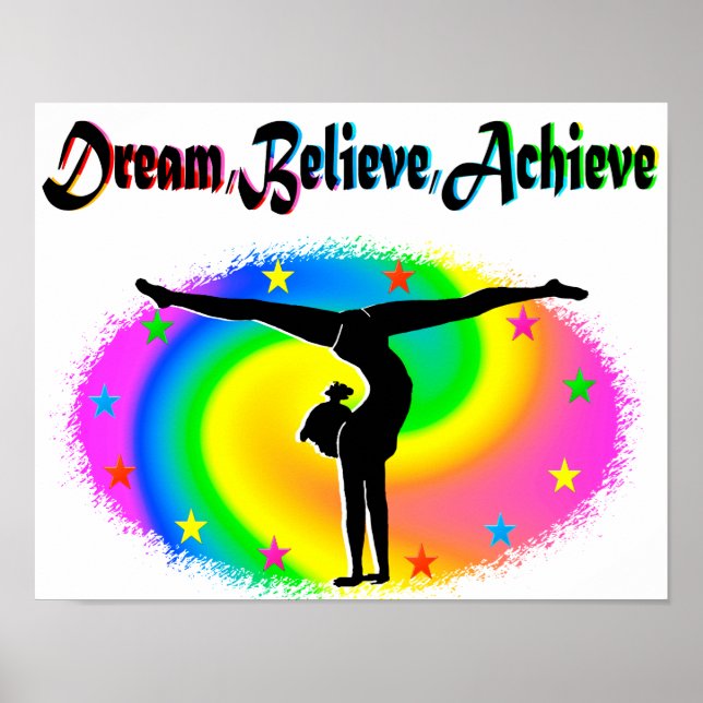 LIVING MY GYMNASTICS DREAM POSTER (Front)