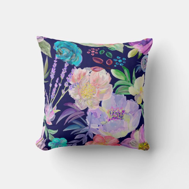 Living Nature Throw Pillow (Front)