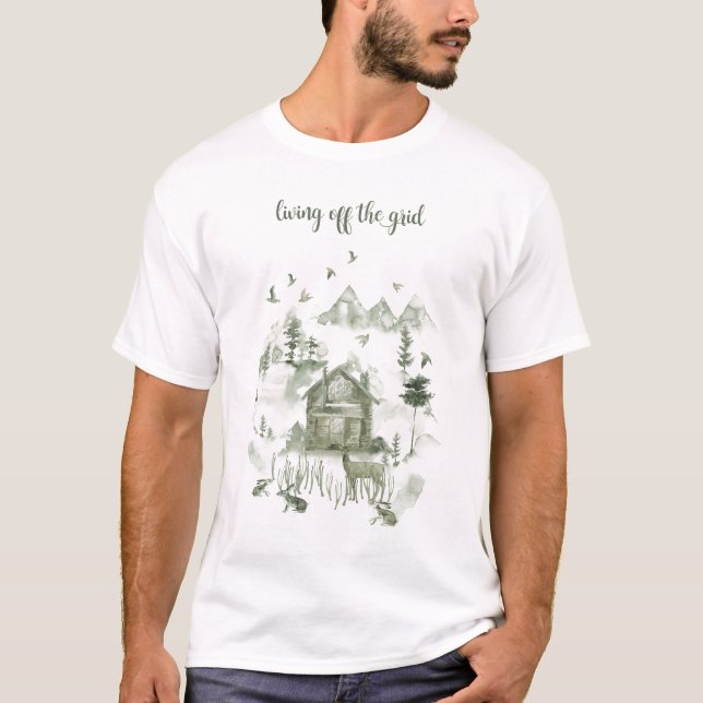 Living off the grid T-Shirt (Front)