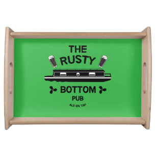 Living On A Narrowboat British Canals Serving Tray