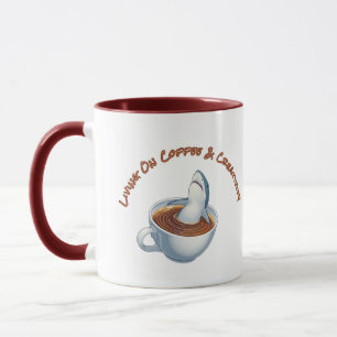 Living On Caffeine And Creativity - 11 oz Mug