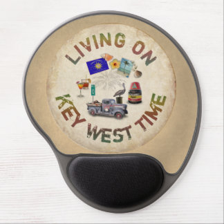 Living on Key West Time Gel Mouse Pad