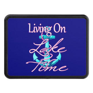 Living On Lake Time Hitch Cover