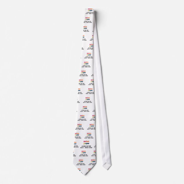 Living on the Acid / Base Edge Neck Tie (Front)