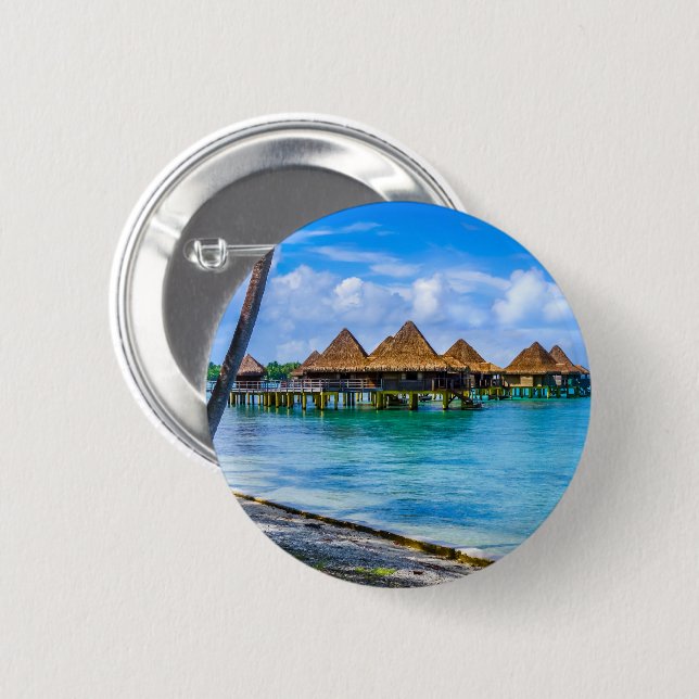 Living on the water button (Front & Back)
