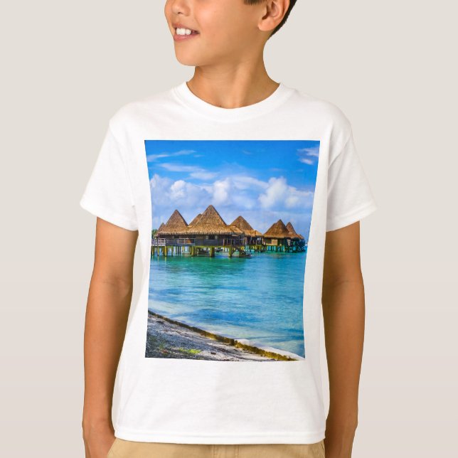 Living on the water T-Shirt (Front)
