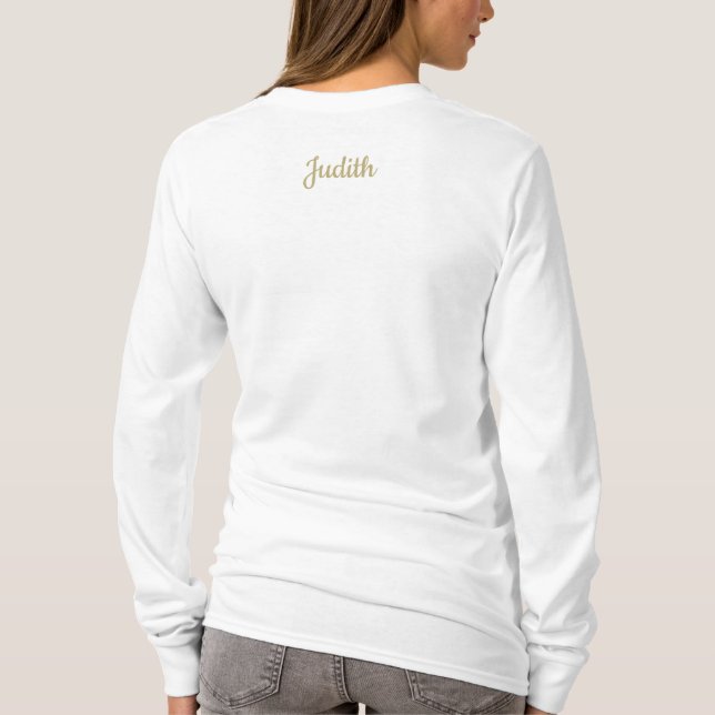 Living On ThEdge, LLC Long Sleeve White Top (Back)