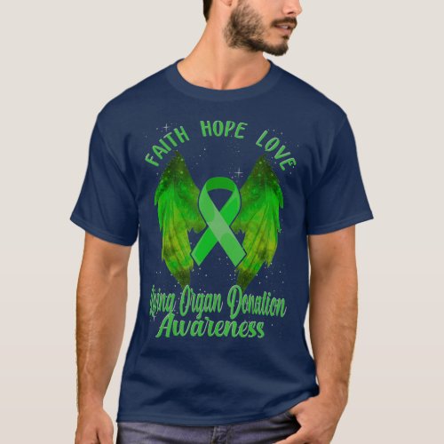 Living Organ Donation Awareness Organ Donor Ri T_Shirt