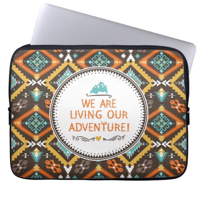 Living Our Adventure Laptop Sleeve (Front)