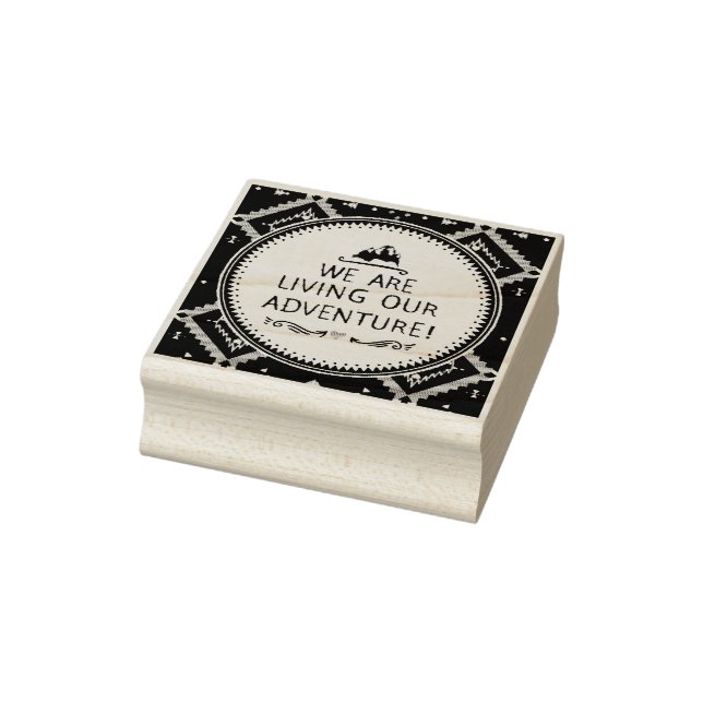 Living Our Adventure Rubber Stamp (Stamp)