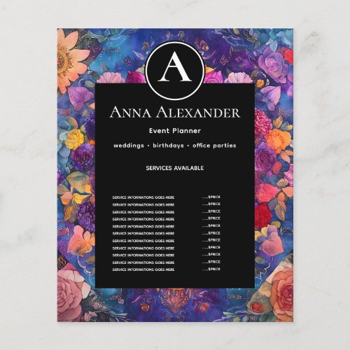 Living Petals | Floral Mandala Design Flyer