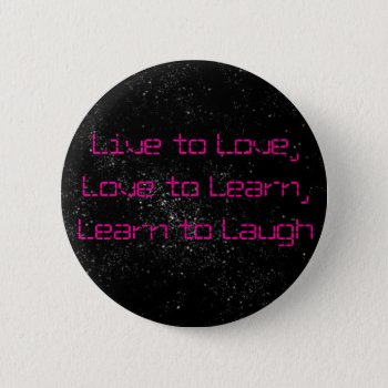 Living Pinback Button by rockergirl1993 at Zazzle