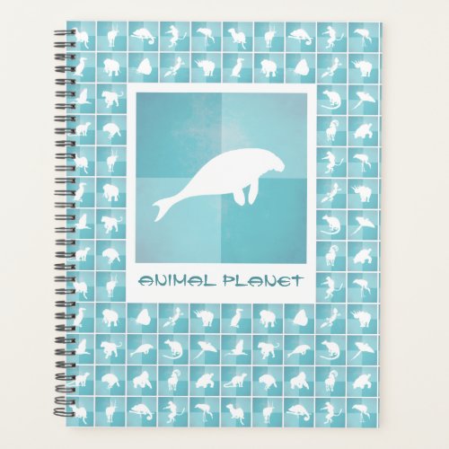 Living Planet turquoise sea_cow dugong manatee Planner