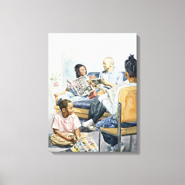 Living Room Serenades 2003 Canvas Print (Front)