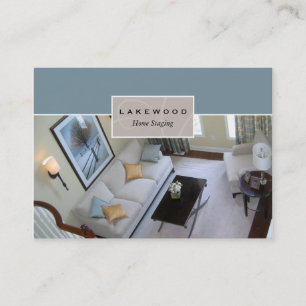 Living Room Staging / Stager Photo Business Card