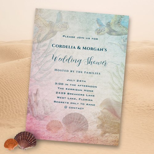 Living Seas Wedding Engagement Shower Invitation