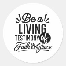 Living Testimony Bible Quote Christian Motivation