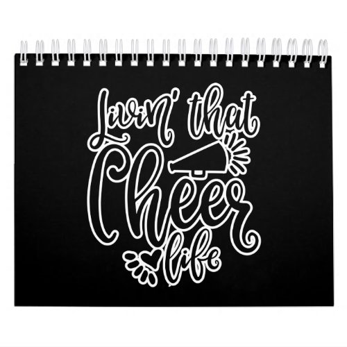 Living That Cheer Life Cheerleaders Design Calendar