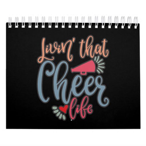 Living That Cheer Life Cute Cheer Design Calendar