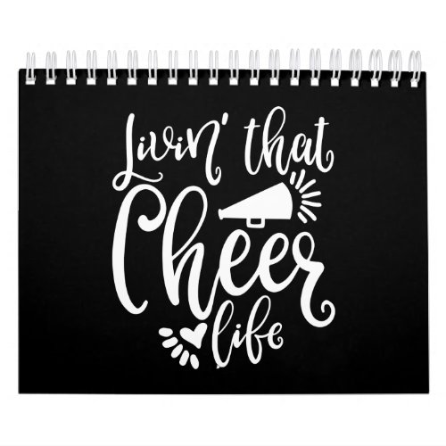 Living That Cheer Life Cute Cheer Designs Calendar