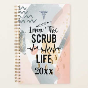 Living that Scrub Life Mid Century Modern Nurse Planner