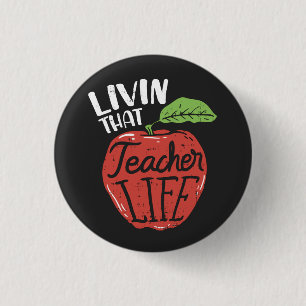 Living That Teacher Life Head of School Button
