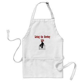 Living the Cowboy Life Adult Apron