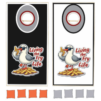 Living the Fry Life Cornhole Set