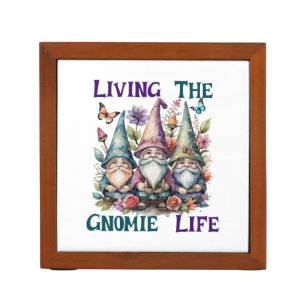 Living The Gnome Life Desk Organizer