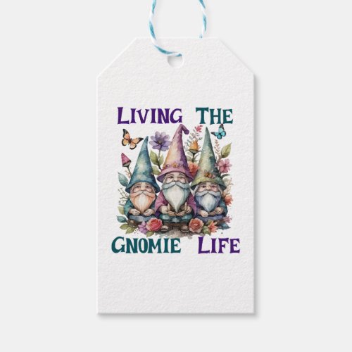 Living The Gnome Life Gift Tags