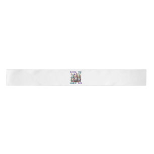 Living The Gnome Life Satin Ribbon