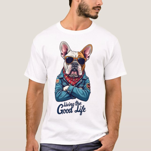 "Living the Good Life" T-shirt Design  (Front)