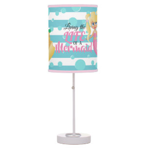 Living the Life of a Mermaid Table Lamp