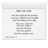 Living the Life of Purity Card. (Inside Horizontal (Bottom))