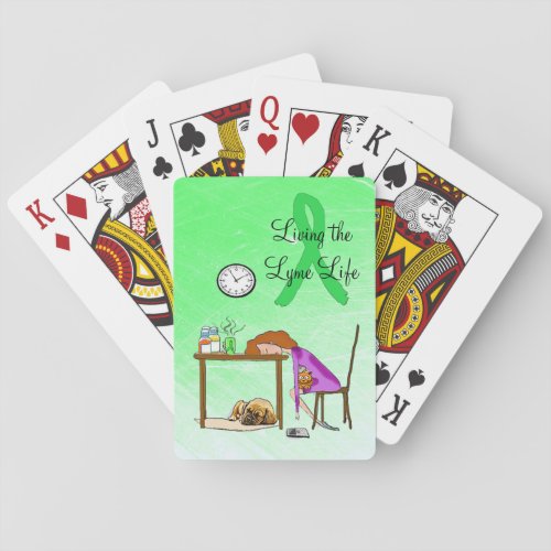 Living the Lymie Life Lyme Disease Playing Cards