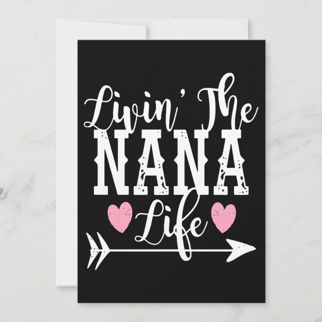 Living The Nana Life - Livin' Gildan Women's Grand (Front)