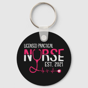 Living The Scrub Life Certified Medical Assistant  Keychain