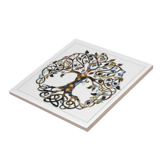 Living Tree Ceramic Tile