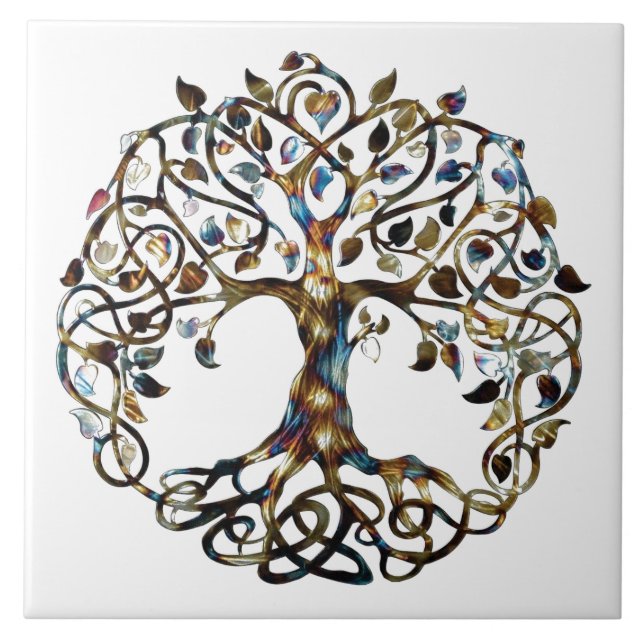 Living Tree Ceramic Tile (Front)