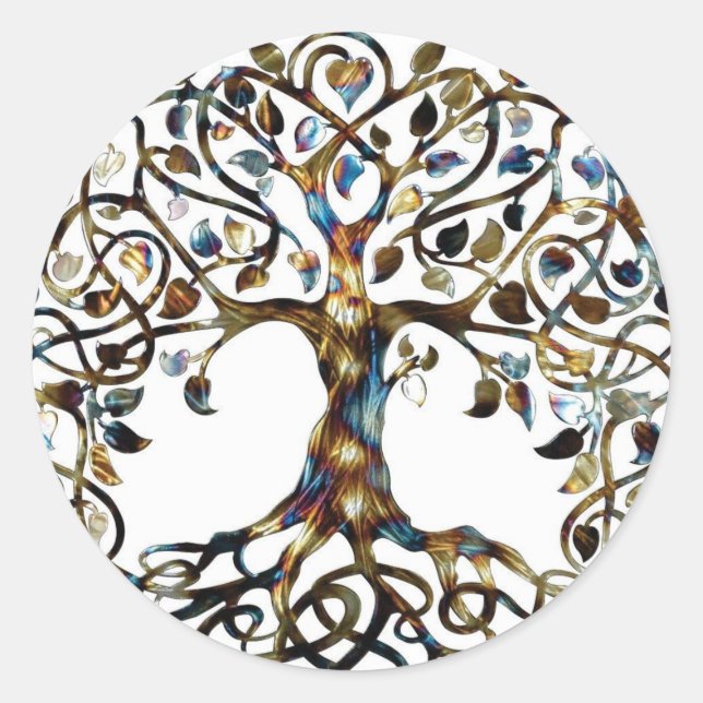 Living Tree Classic Round Sticker (Front)