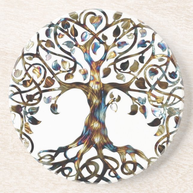 Living Tree Drink Coaster (Front)