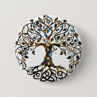Living Tree Pinback Button