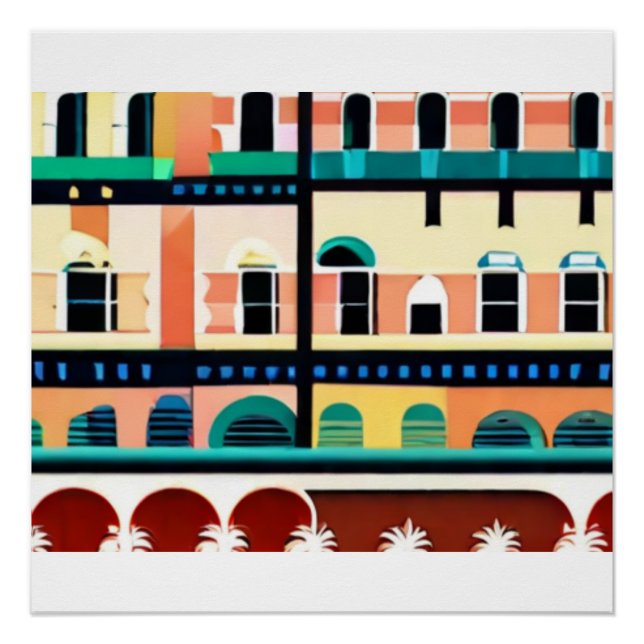 Living Tropical Paradise Poster (Front)